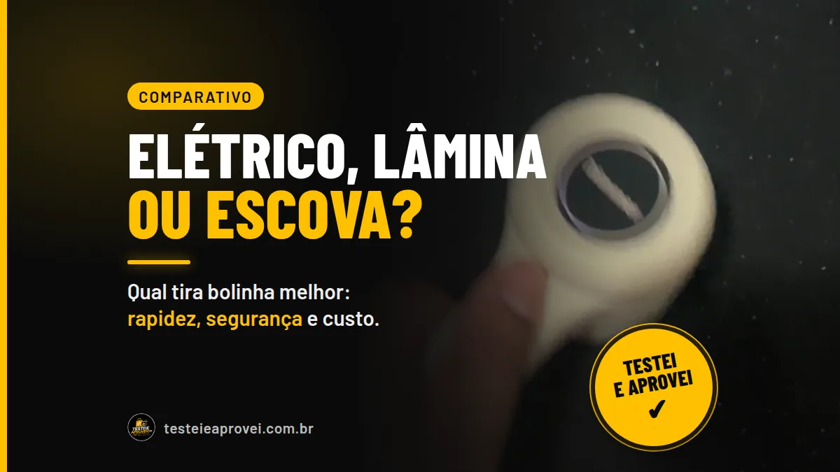 Papa Bolinha Elétrico, Lâmina ou Escova: Qual é Melhor?