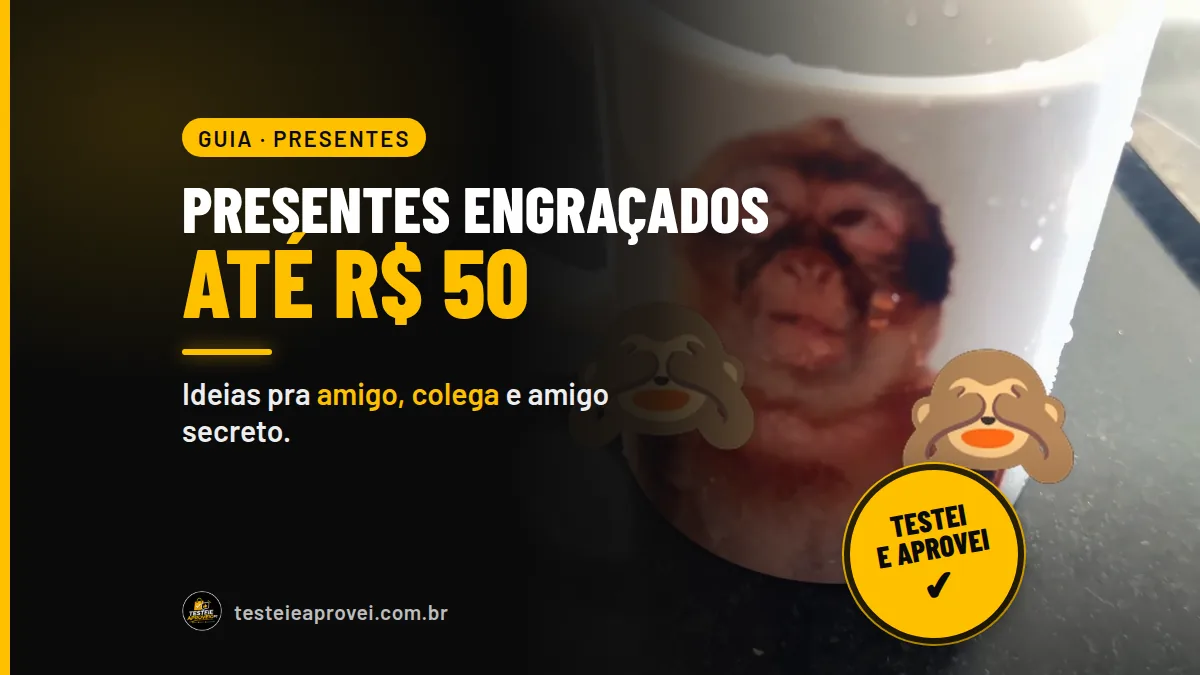 Presentes Engraçados Até R$ 50: Ideias Para Amigo, Colega e Amigo Secreto
